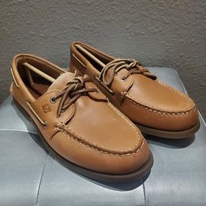 Sperry Men's Authentic Original 2-Eye Boat Shoe Sahara Leather